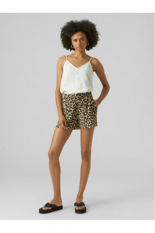 VERO MODA MAJA SINGLET SNOW WHITE 10281723