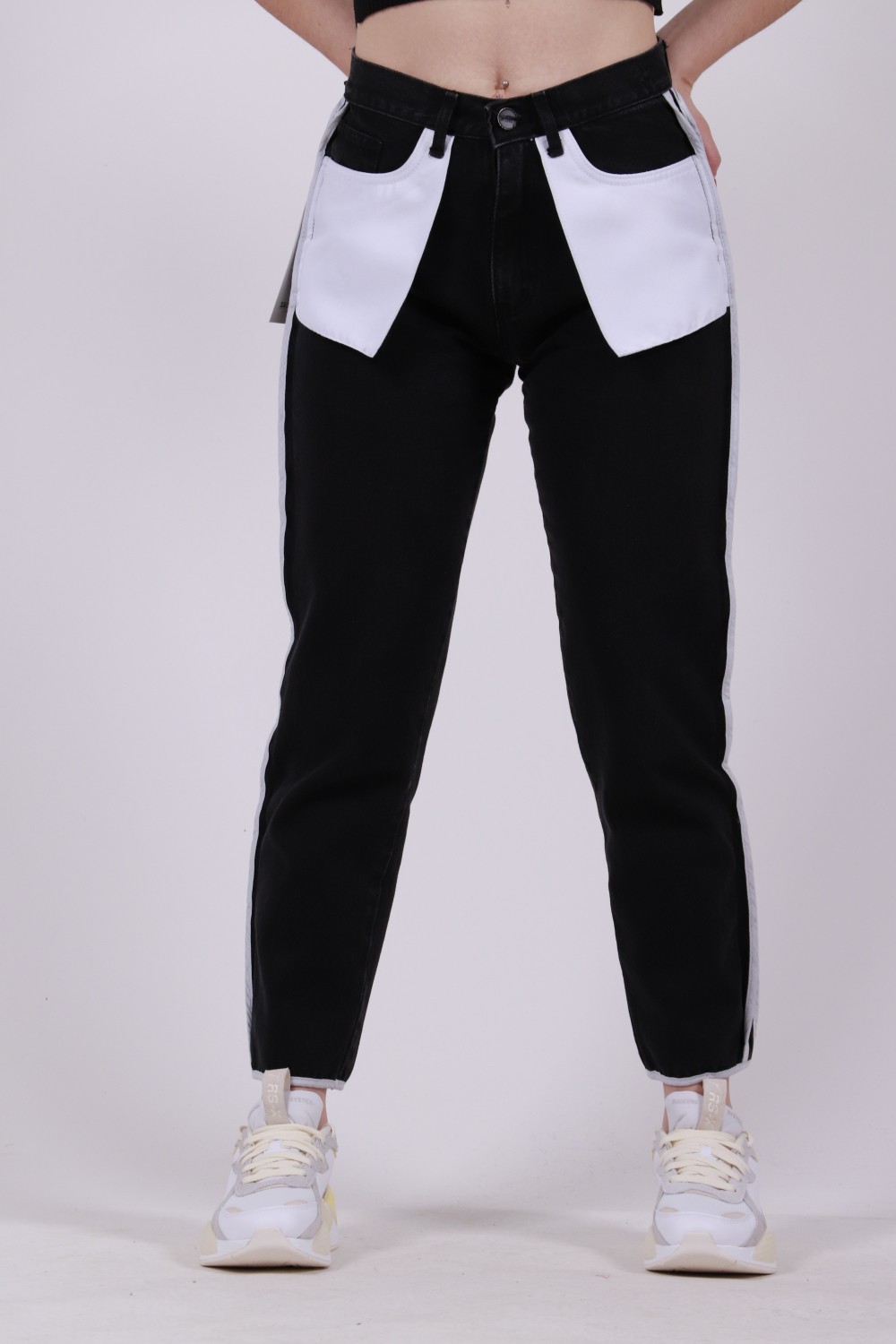 SAC & CO OLINA STAIGHT FIT JEAN BLACK 23/020