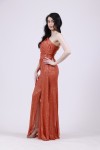 ALEYA LONG DRESS ORANGE 518