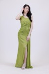 ALEYA LONG DRESS GREEN 521