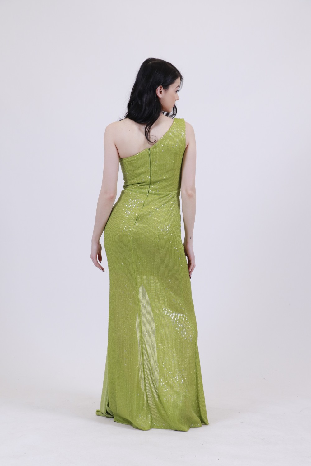 ALEYA LONG DRESS GREEN 521