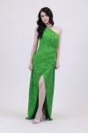 ALEYA LONG DRESS GREEN 522