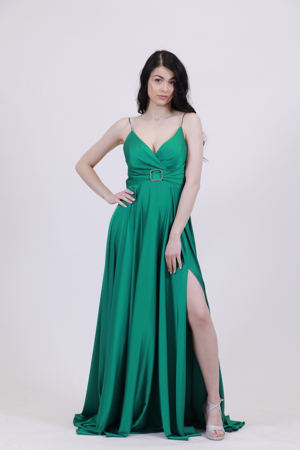 ALEYA LONG DRESS GREEN 530