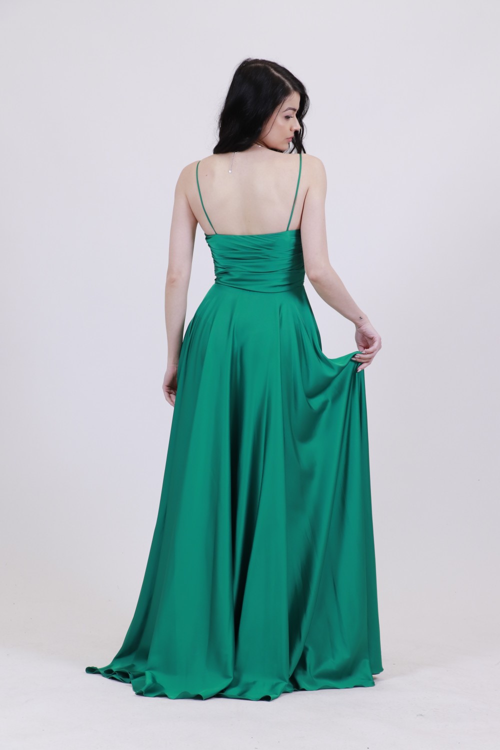 ALEYA LONG DRESS GREEN 530