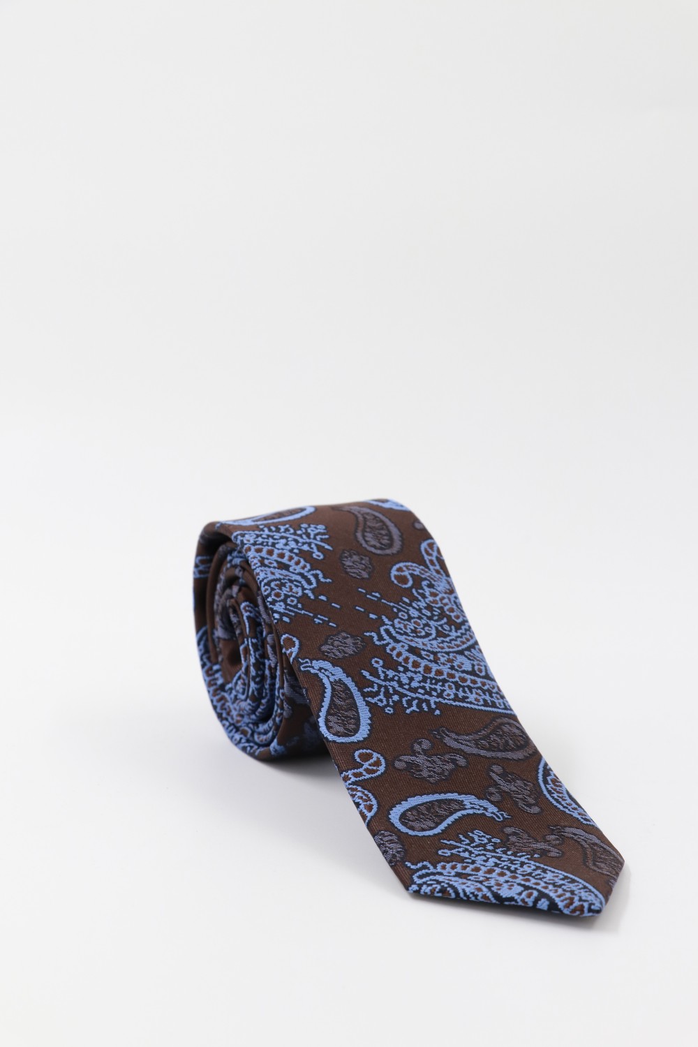 ΑΝΔΡΙΚΗ ΓΡΑΒΑΤΑ ΚΑΦΕ ΜΕ ΜΠΛΕ ΛΑΧΟΥΡΙ T10