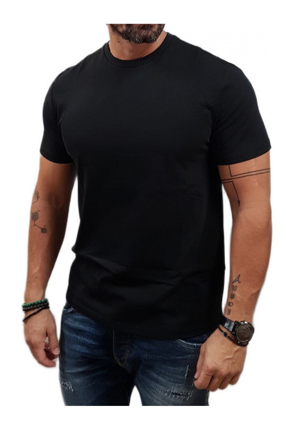 CALVIN KLEIN JEANS T-SHIRT SMALL LOGO BLACK LV04RD254G-UB1