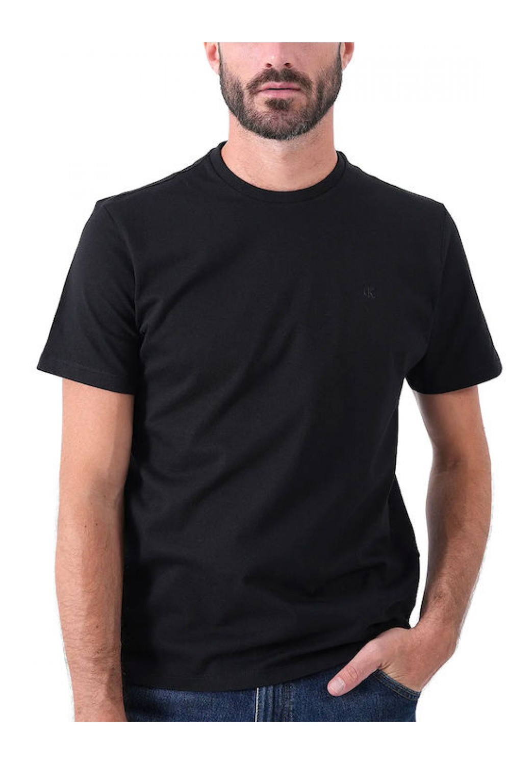 CALVIN KLEIN JEANS T-SHIRT SMALL LOGO BLACK LV04RD254G-UB1
